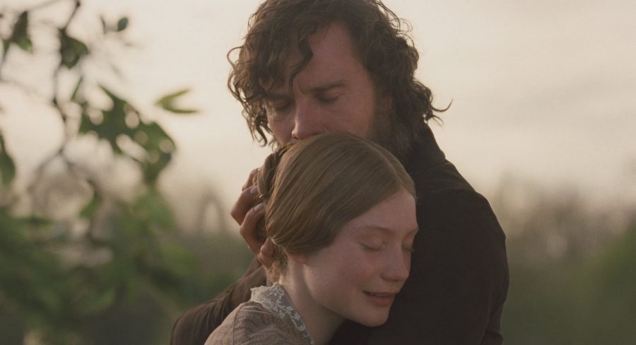 Michael Fassbender and Mia Wasikowska in Jane Eyre