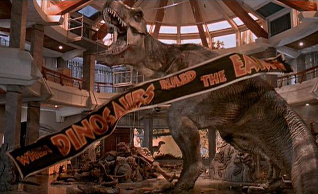 Jurassic Park ending shot