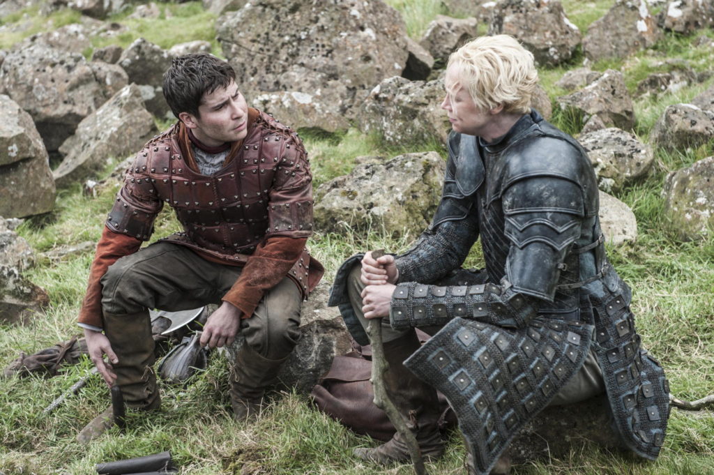 Podrick and Brienne in 'The Wars to Come'
