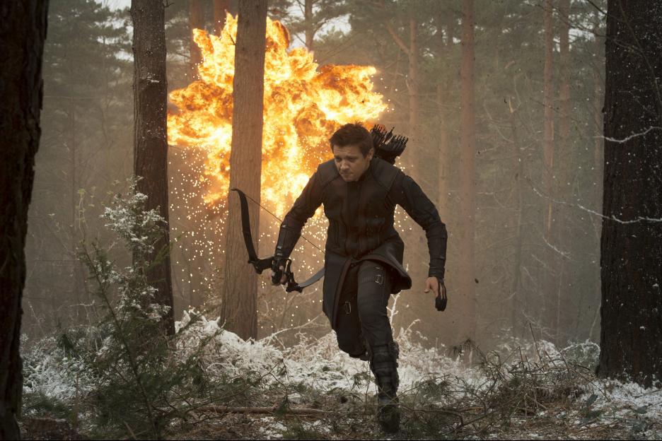 Jeremy Renner as Clint Barton/Hawkeye in Avengers: Age of Ultron