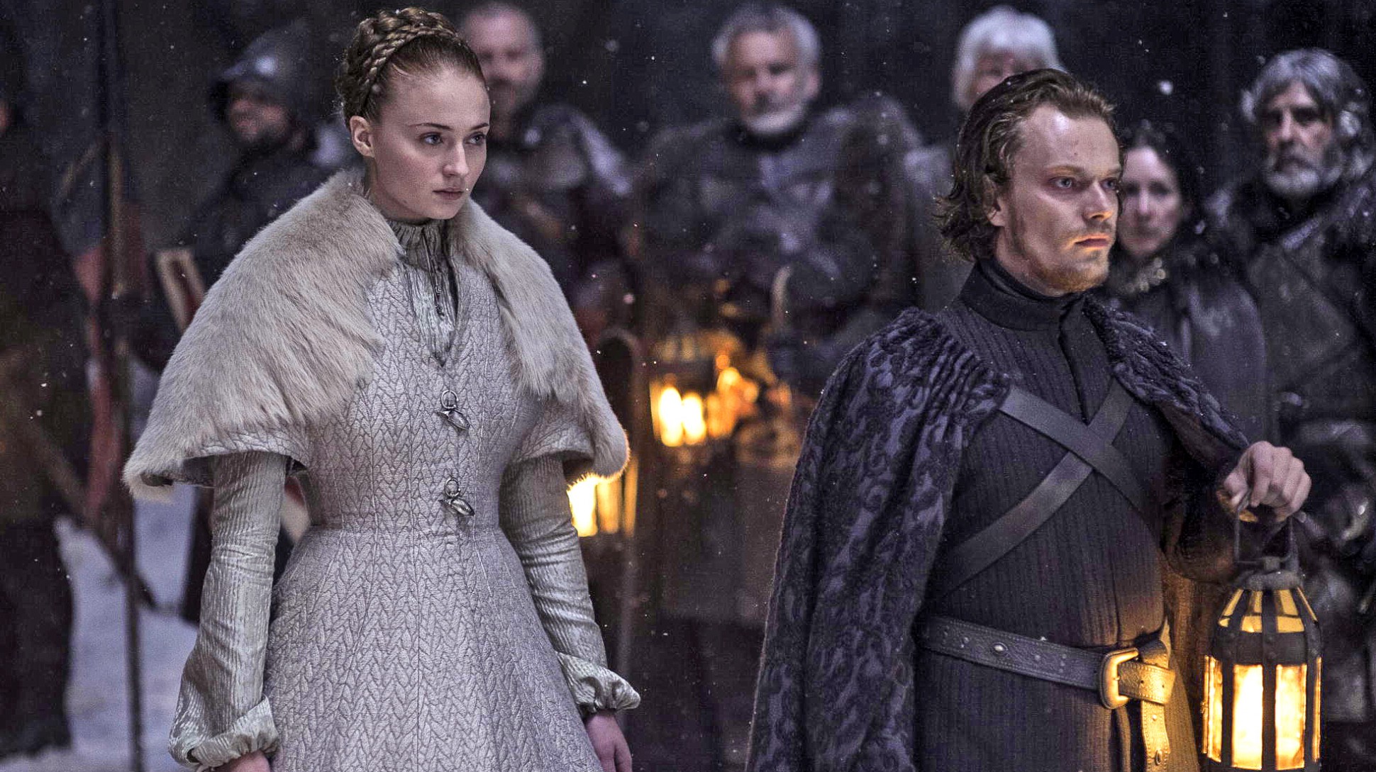 Sansa and Theon in 'Unbowed, Unbent, Unbroken'