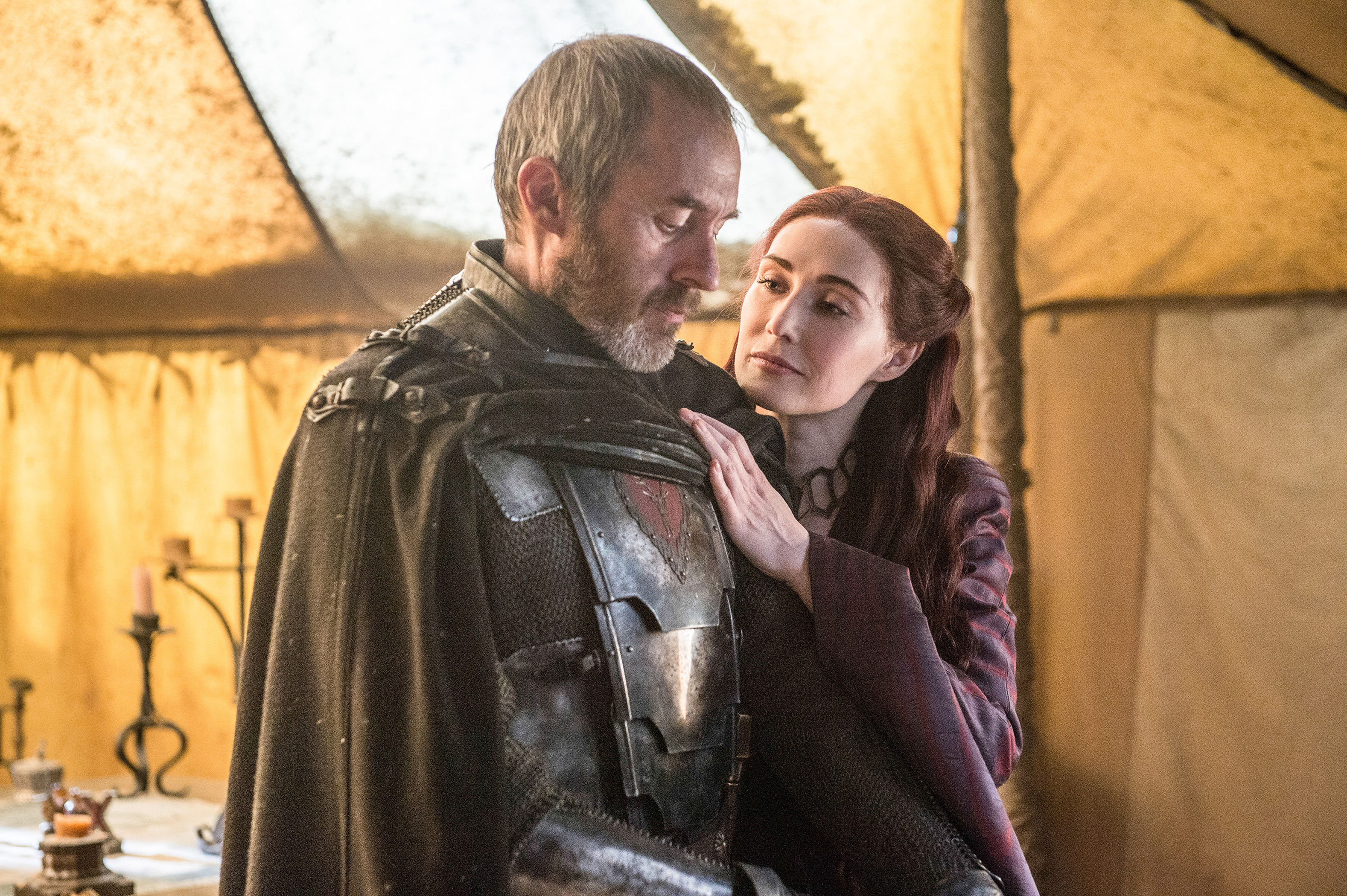 Stannis and Melisande in 'Mother's Mercy'