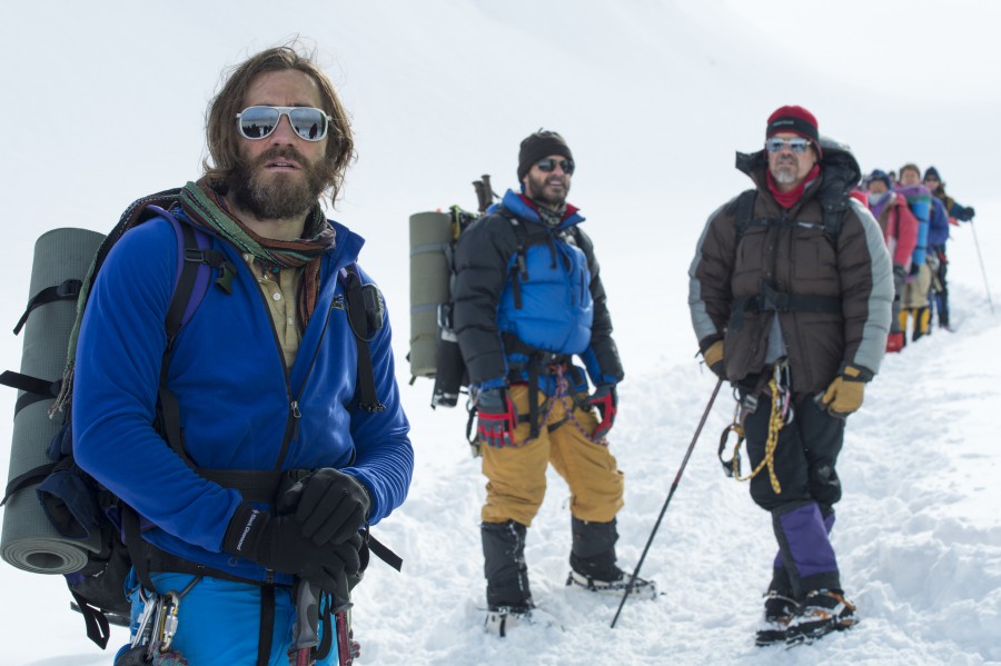 Jake Gyllenhaal (Scott Fischer), Jason Clarke (Rob Hall) and Josh Brolin (Beck Weathers) in Everest | Everest review