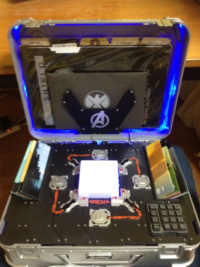 Inside Marvel Phase One box set briefcase