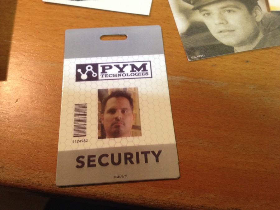 Marvel Phase Two Box Set Luis' fake security badge