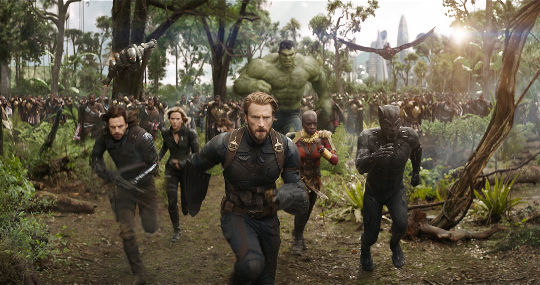 Avengers: Infinity War movie still that never appears in the movie