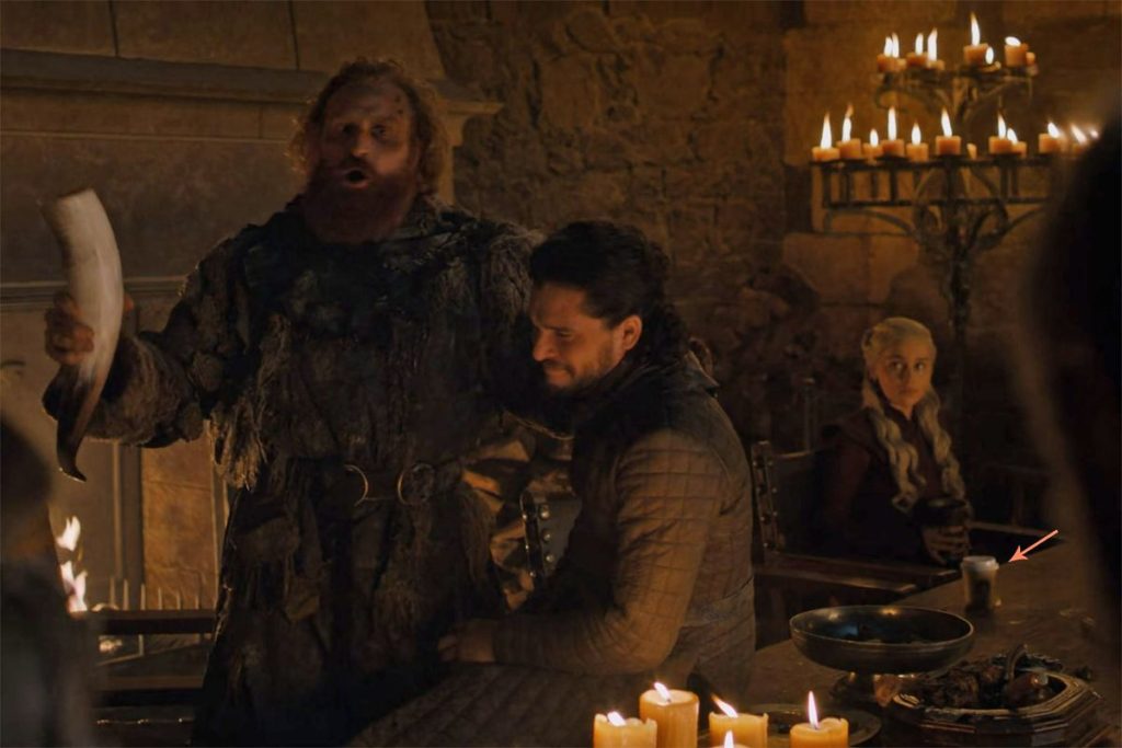 Dany and her coffee in 'The Last of the Starks'