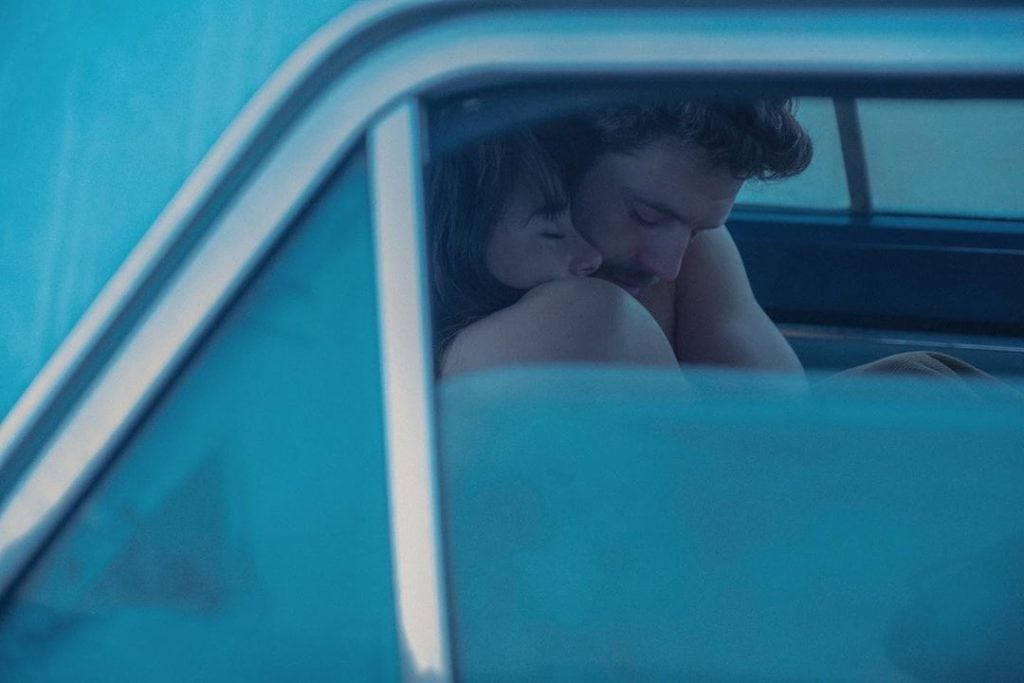 Daphne (Shailene Woodley) and Jack (Sebastian Stan) on their steamy road trip to Big Sur