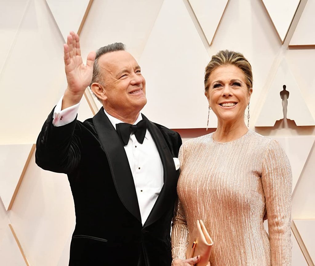 Tom Hanks and his wife Rita Wilson at the 92nd Academy Awards